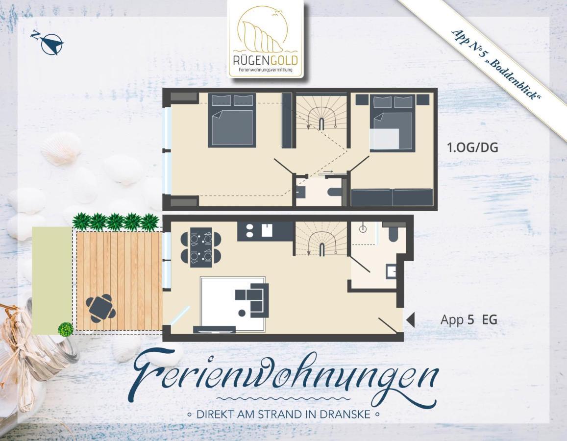 ,,Inselromantik" Appartement 3 Дранске Екстериор снимка
